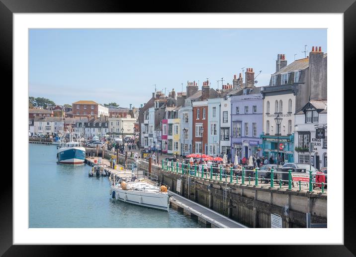 Weymouth Harbour Framed Mounted Print by Graham Custance