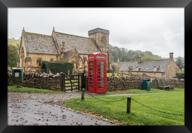 Snowshill Cotswolds  Framed Print by Graham Custance