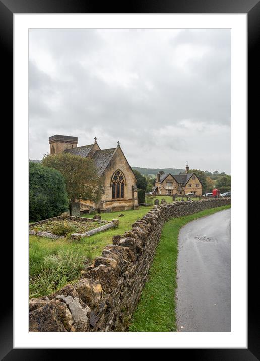 Snowshill Cotswolds  Framed Mounted Print by Graham Custance