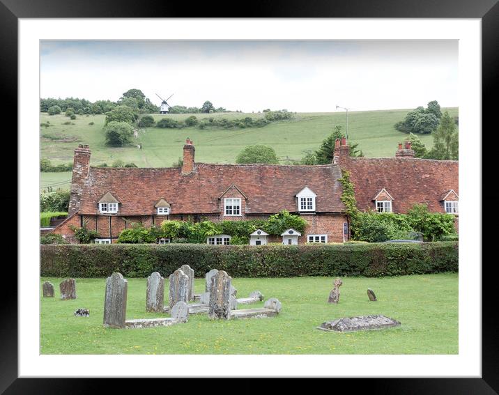 Turville Framed Mounted Print by Graham Custance