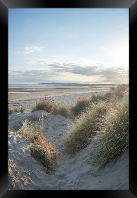 Camber Sands Beach  Framed Print by Graham Custance