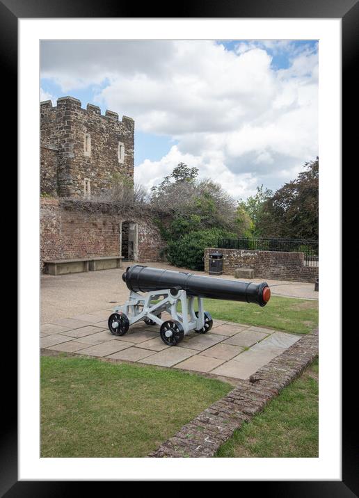 Rye Castle Framed Mounted Print by Graham Custance