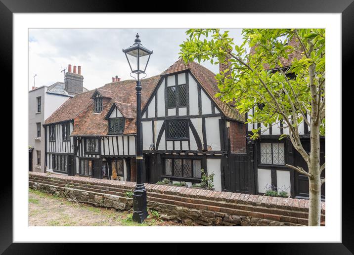 Church Square, Rye  Framed Mounted Print by Graham Custance