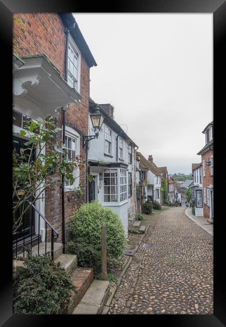 Mermaid Street, Rye Framed Print by Graham Custance