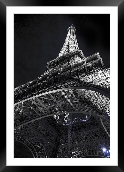 Eiffel Tower, Paris Framed Mounted Print by Thomas Lynch