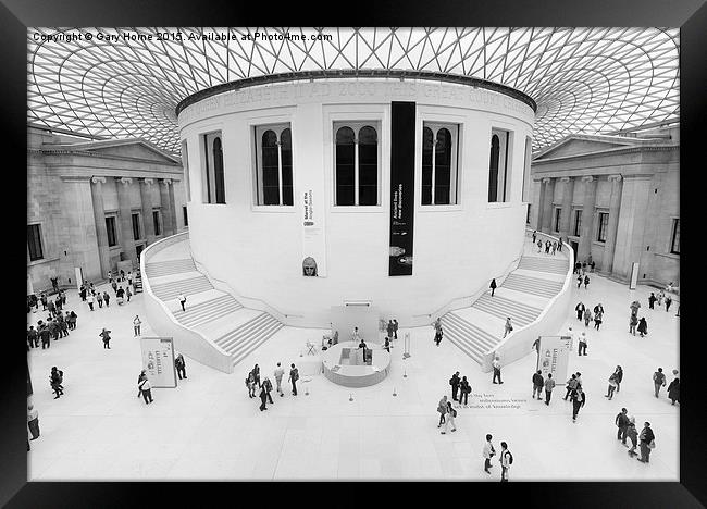  The British Museum Framed Print by Gary Horne