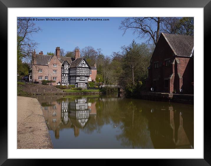 Reflections of Tudor Framed Mounted Print by Darren Whitehead