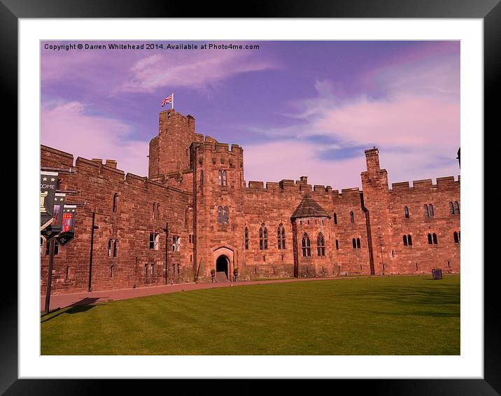  Peckforton Castle Framed Mounted Print by Darren Whitehead