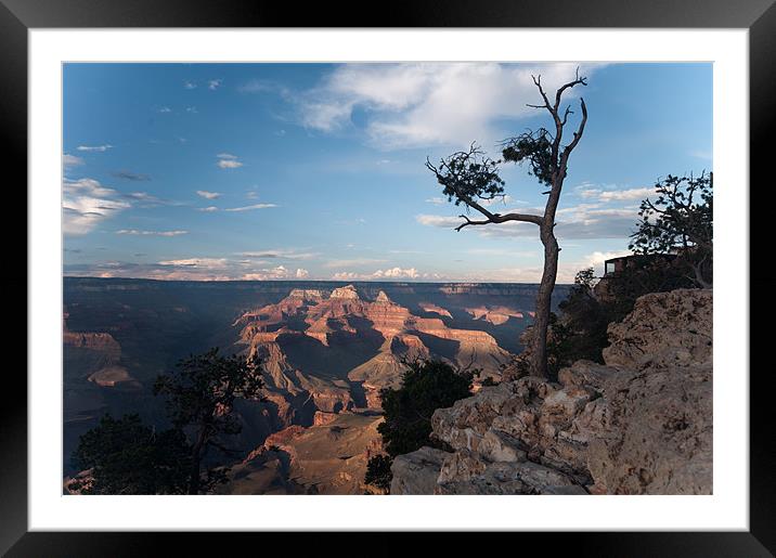Grand Canyon view Framed Mounted Print by simon  davies
