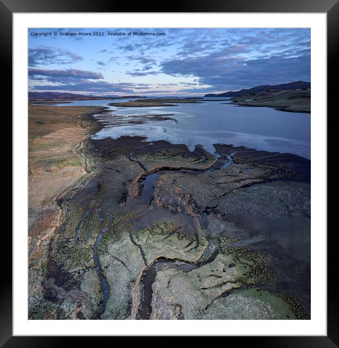 Pool Roag and Loch Vatten Framed Mounted Print by Graham Moore