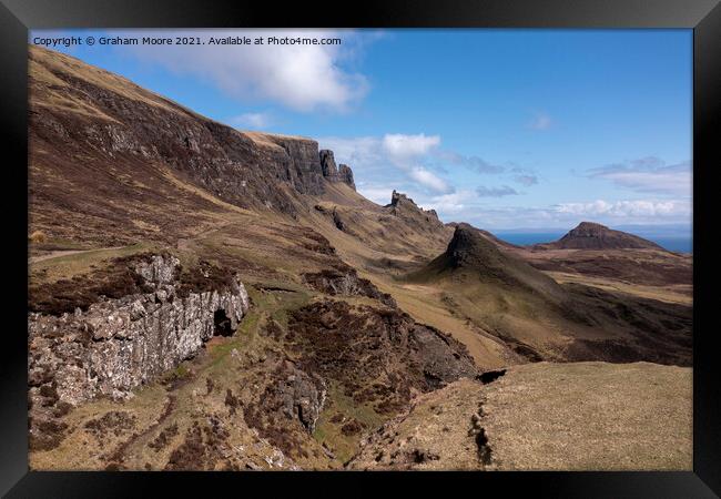 The Quiraing Skye Framed Print by Graham Moore