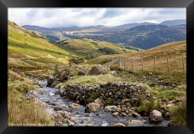 Honister east side Framed Print by Graham Moore