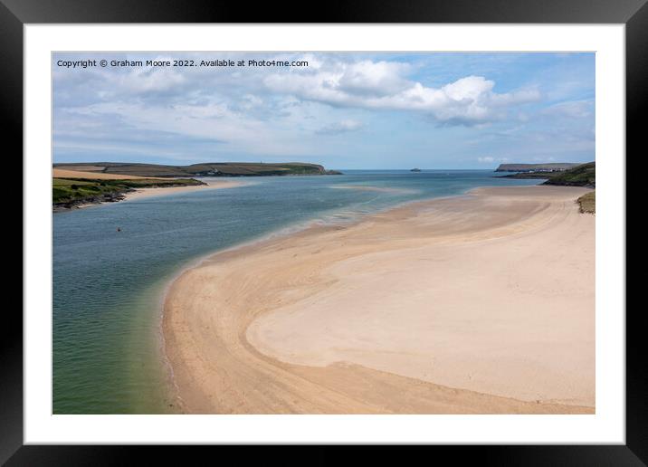 Camel estuary cornwall Framed Mounted Print by Graham Moore