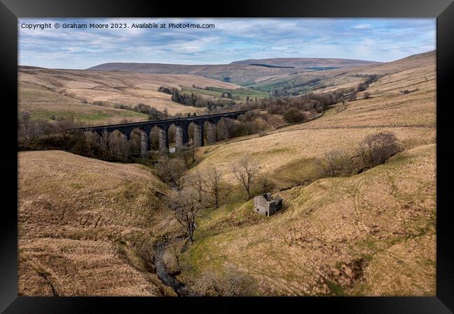 Dent Head Viaduct Cumbria Framed Print by Graham Moore
