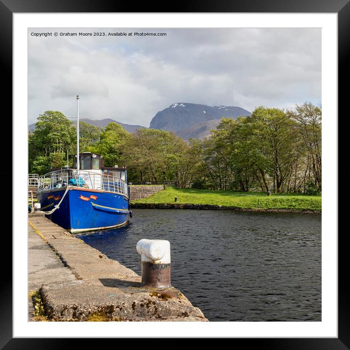 Souters Lass at Corpach Framed Mounted Print by Graham Moore