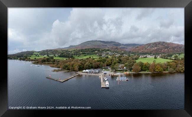 Coniston Water leisure centre Framed Print by Graham Moore