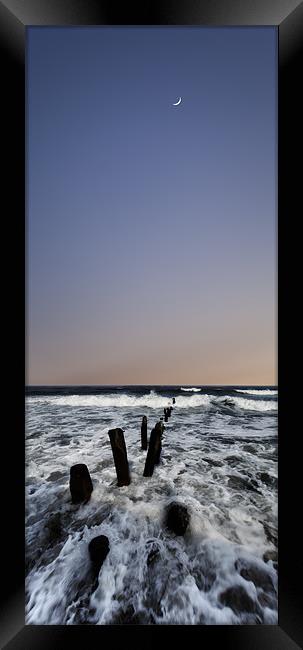 Breakwater Framed Print by Graham Moore