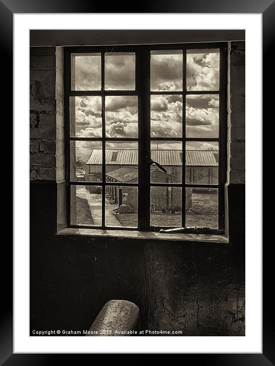 Window on war Framed Mounted Print by Graham Moore