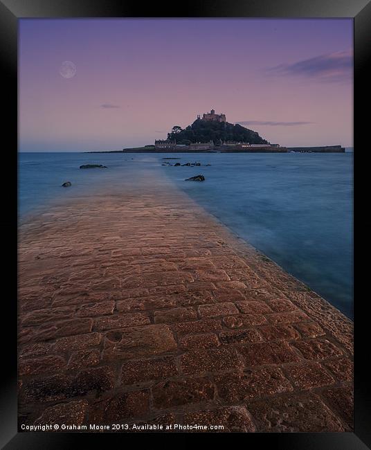 St Michaels Mount Framed Print by Graham Moore