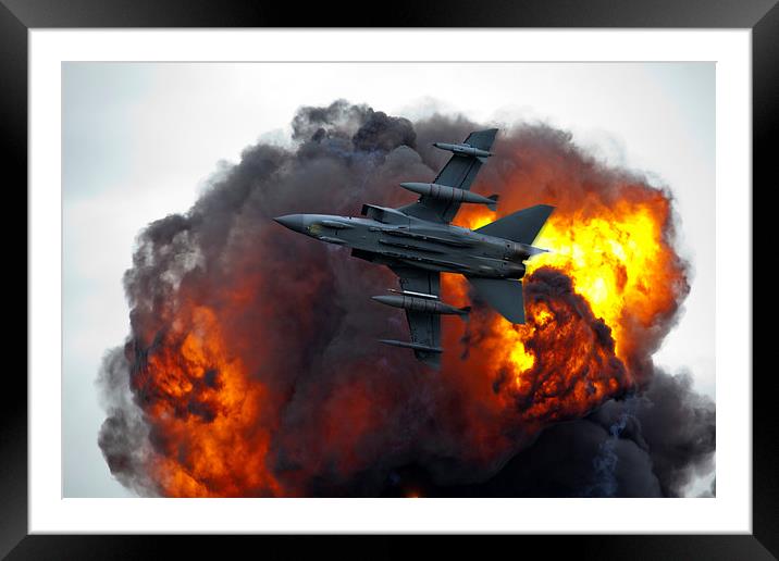 Jet fighter Framed Mounted Print by Graham Moore