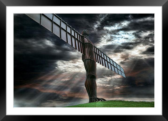 Angel of the north Framed Mounted Print by Graham Moore