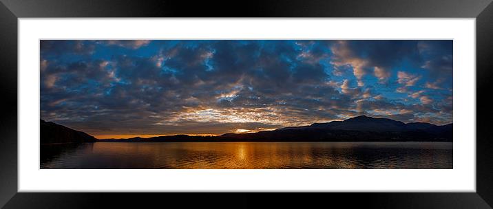 Coniston Water Framed Mounted Print by Graham Moore