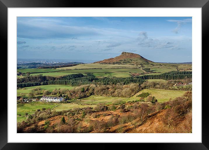 Roseberry Topping Framed Mounted Print by Graham Moore