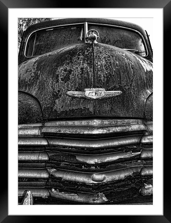 48 Chevy Framed Mounted Print by Graham Moore