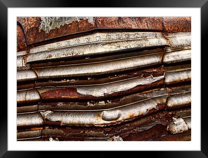 48 Chevy grille Framed Mounted Print by Graham Moore