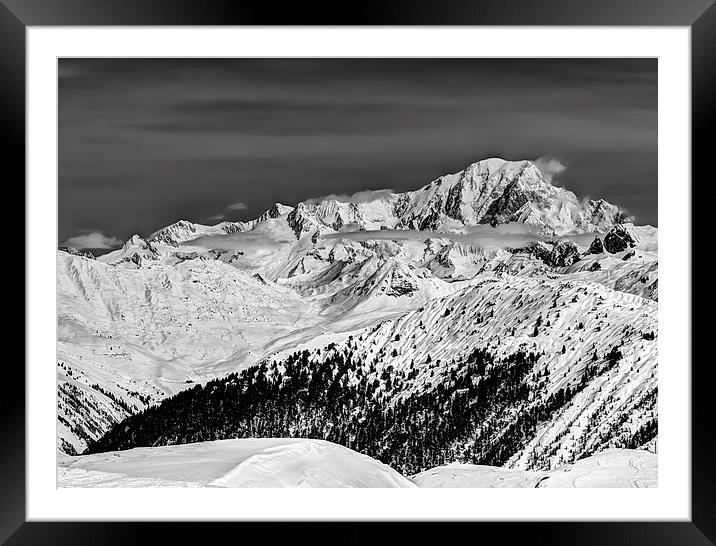 Mont Blanc Framed Mounted Print by Graham Moore