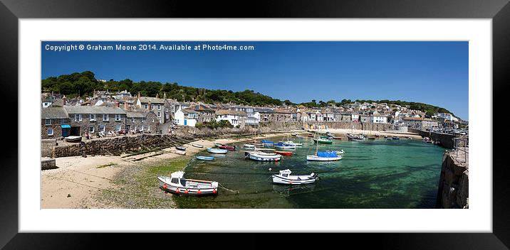 Mousehole Framed Mounted Print by Graham Moore
