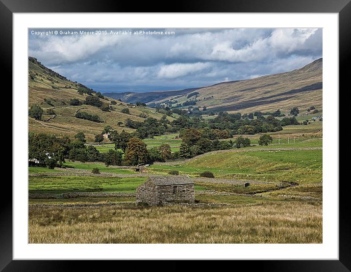 Swaledale Framed Mounted Print by Graham Moore