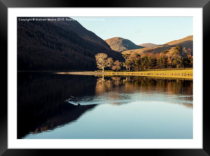 Buttermere Framed Mounted Print by Graham Moore