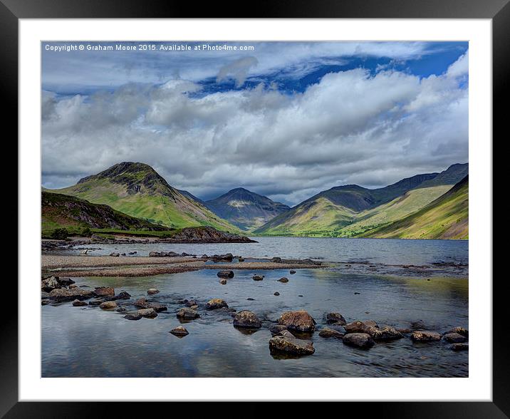 Wastwater Framed Mounted Print by Graham Moore