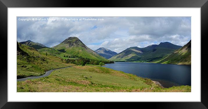 Wastwater panorama Framed Mounted Print by Graham Moore