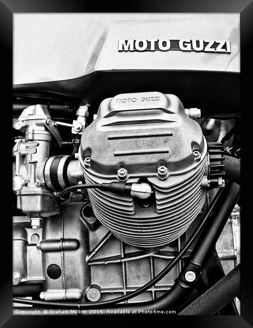 Moto Guzzi Le Mans Framed Print by Graham Moore