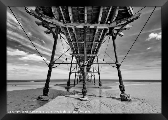 Saltburn Pier Framed Print by Graham Moore