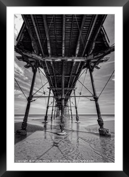 Saltburn Pier Framed Mounted Print by Graham Moore
