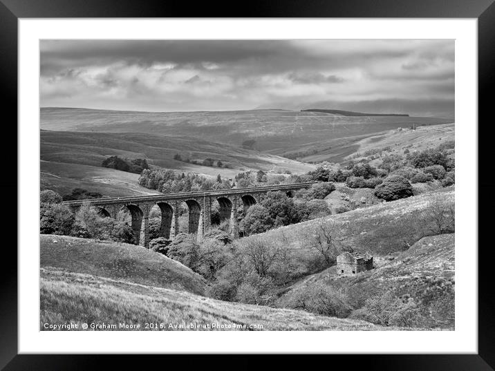 Dent Head viaduct Framed Mounted Print by Graham Moore