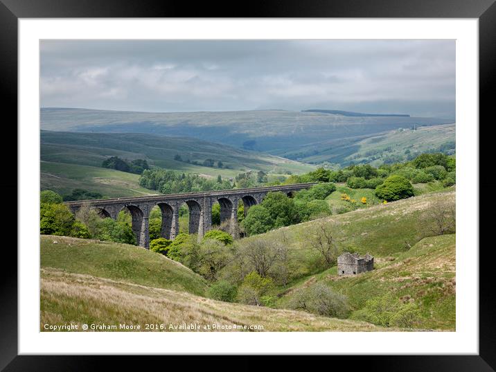 Dent Head viaduct Framed Mounted Print by Graham Moore