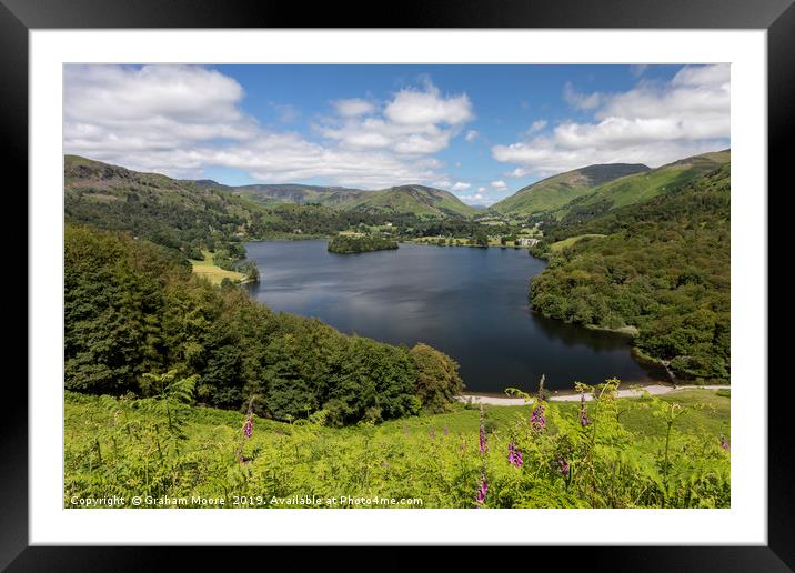 Grasmere from Loughrigg Terrace Framed Mounted Print by Graham Moore