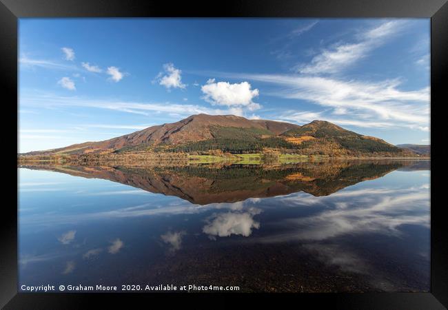 Bassenthwaite and Skiddaw Framed Print by Graham Moore