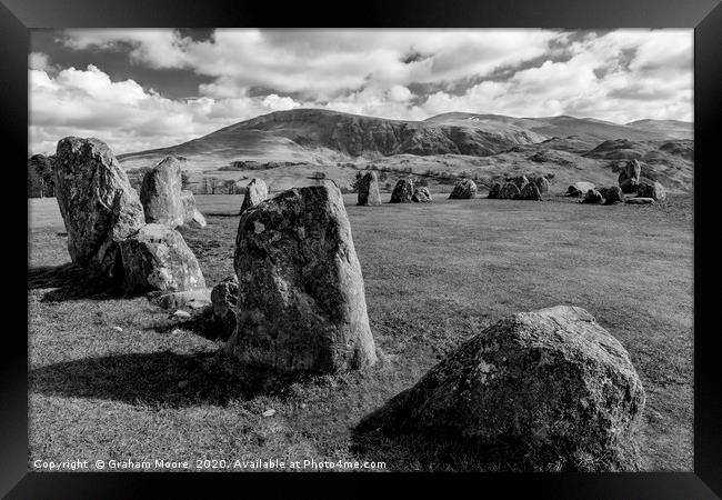 Castlerigg Stone Circle Framed Print by Graham Moore