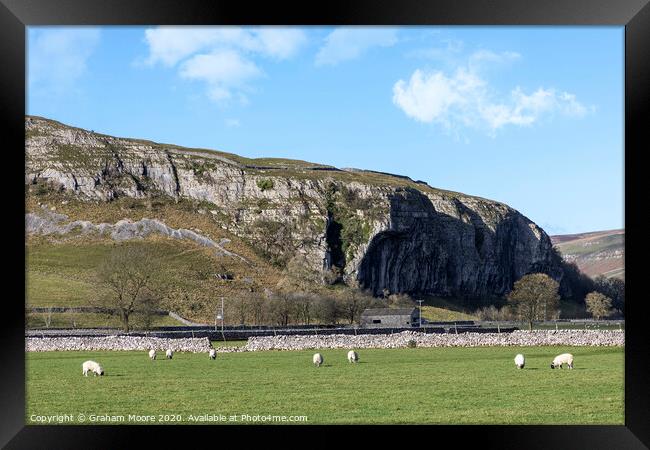 Kilnsey Crag Wharfedale Framed Print by Graham Moore