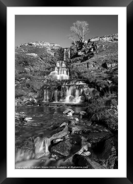 Cray Falls Wharfedale North Yorkshire Framed Mounted Print by Graham Moore