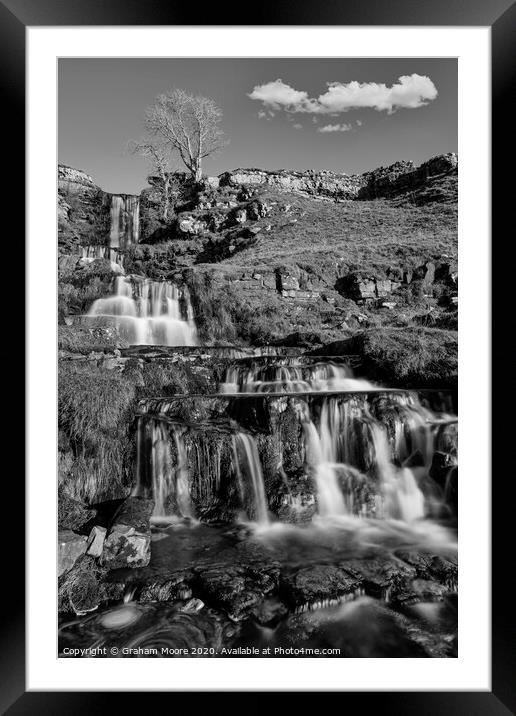 Cray Falls Wharfedale North Yorkshire Framed Mounted Print by Graham Moore