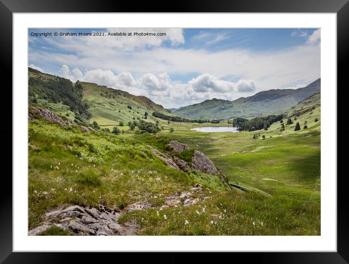 Blea Tarn from Side Pike Framed Mounted Print by Graham Moore