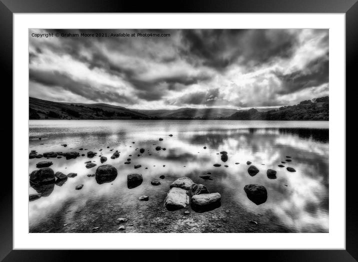 Semer Water Framed Mounted Print by Graham Moore
