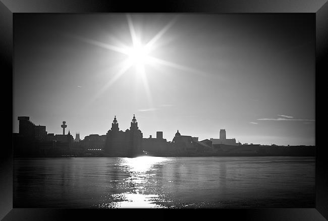 Liverpool skyline Framed Print by Paul Farrell Photography