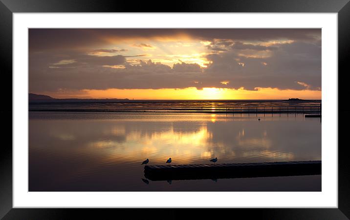 West Kirby marine lake Framed Mounted Print by Paul Farrell Photography